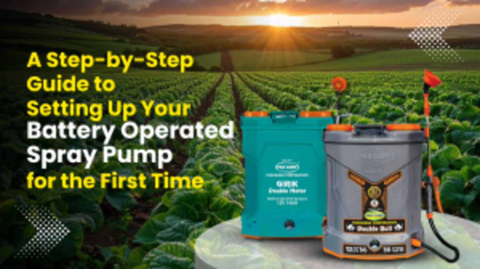 A Step-by-Step Guide to Setting Up Your Battery Operated Spray Pump for the First Time